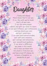 NEW DESIGN To My Dear Daughter