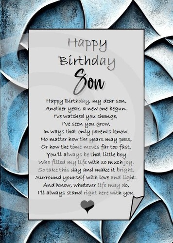 New happy birthday son - happy,