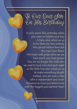 NEW DESIGN To OUR Dear Son On