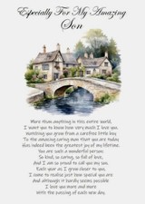 NEW 'For MY Amazing Son' -  A5